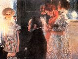 Famous Piano Paintings - Schubert at the Piano
